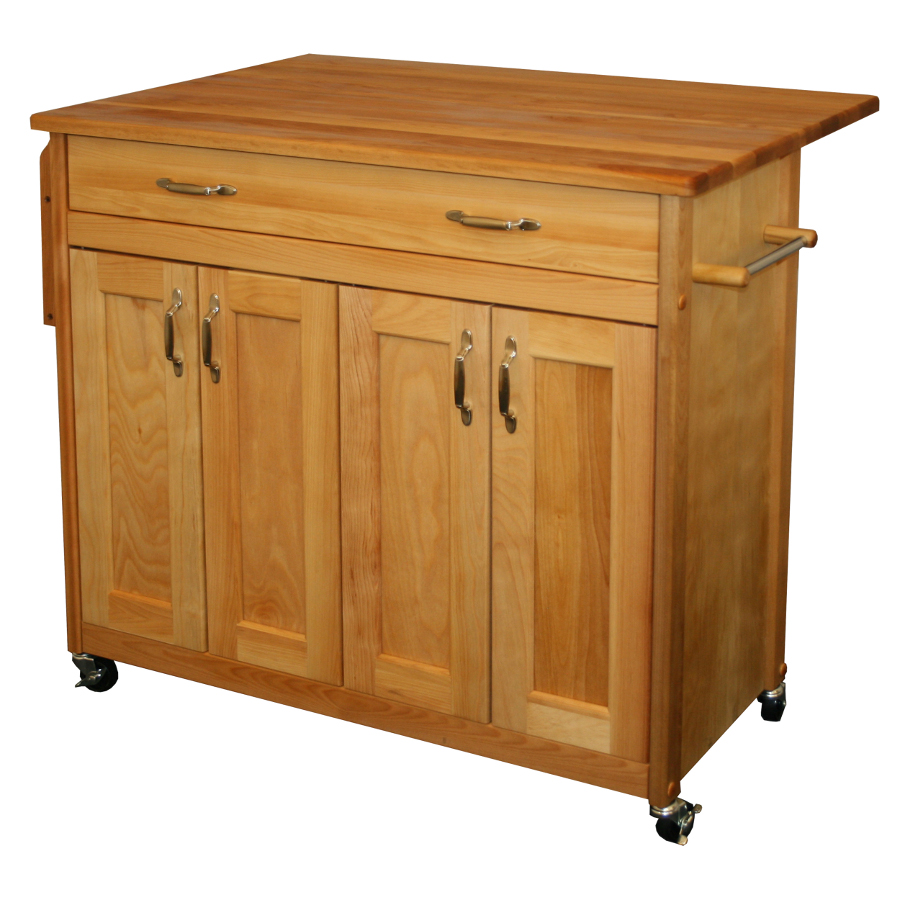 Catskill MidSized Kitchen Island Cart w/ Drop... Butcher Block Co.